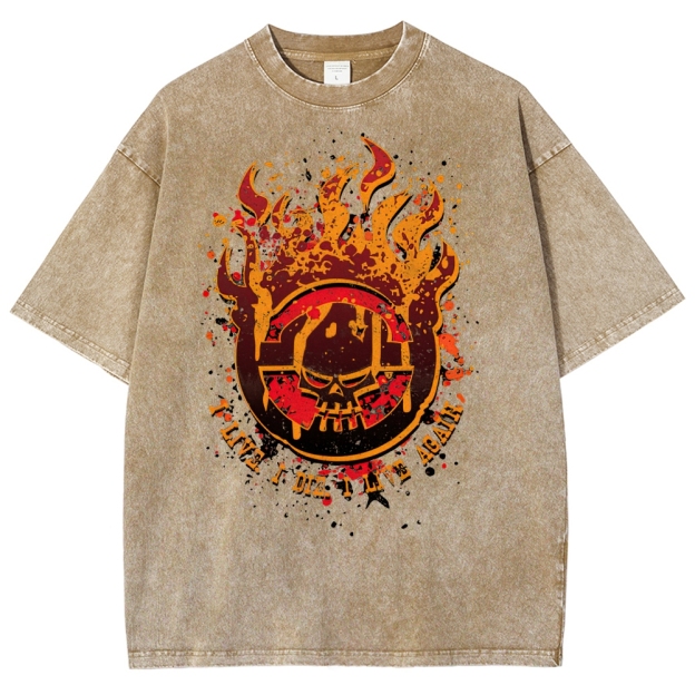 War Boys I Live I Die Washed T-Shirt