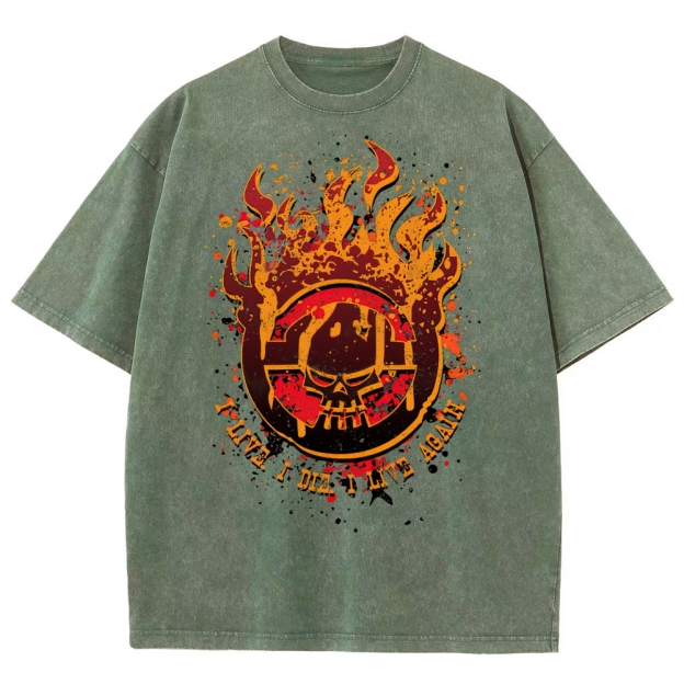 War Boys I Live I Die Washed T-Shirt