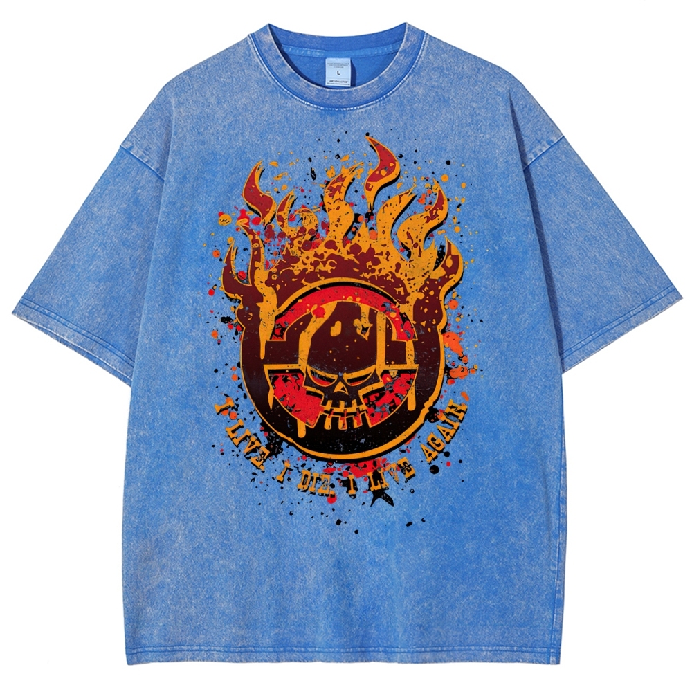 War Boys I Live I Die Washed T-Shirt