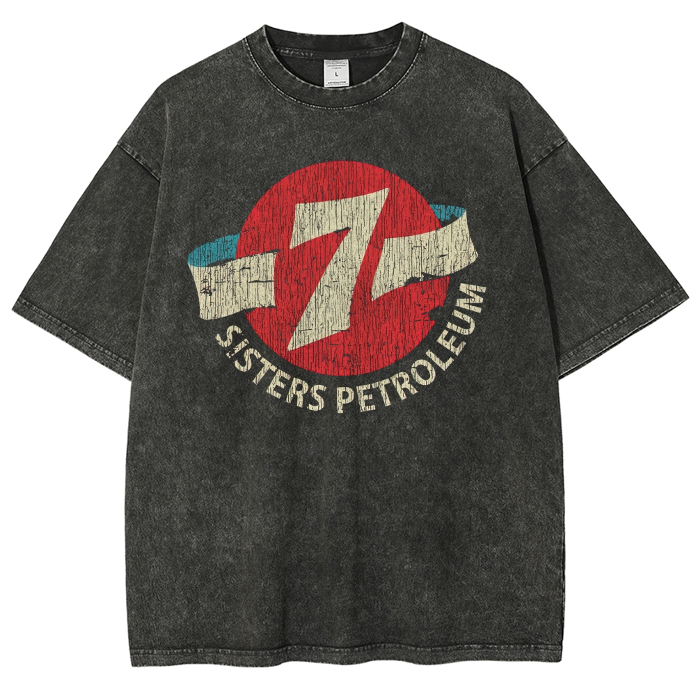 Sisters Petroleum Logo Washed T-Shirt