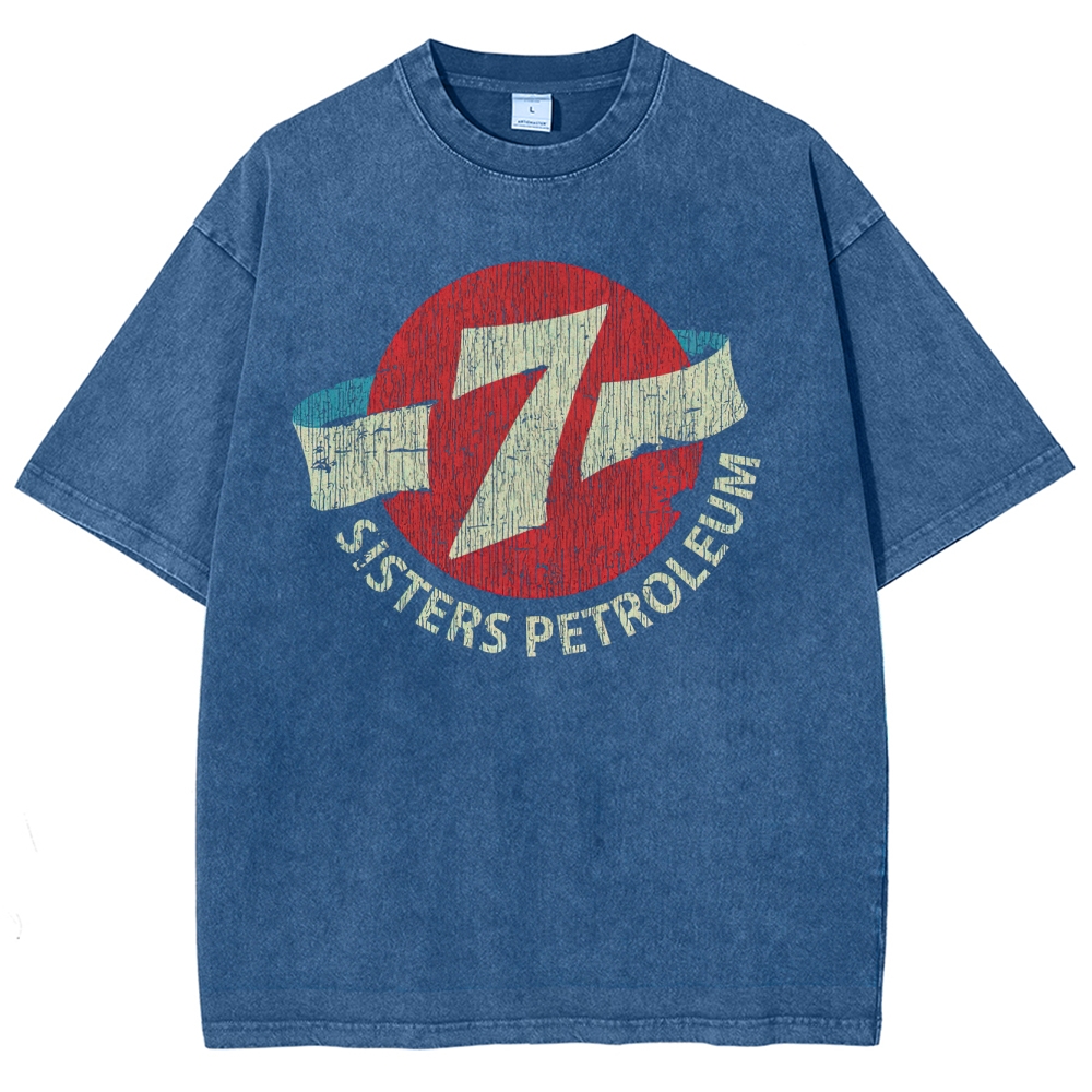 Sisters Petroleum Logo Washed T-Shirt