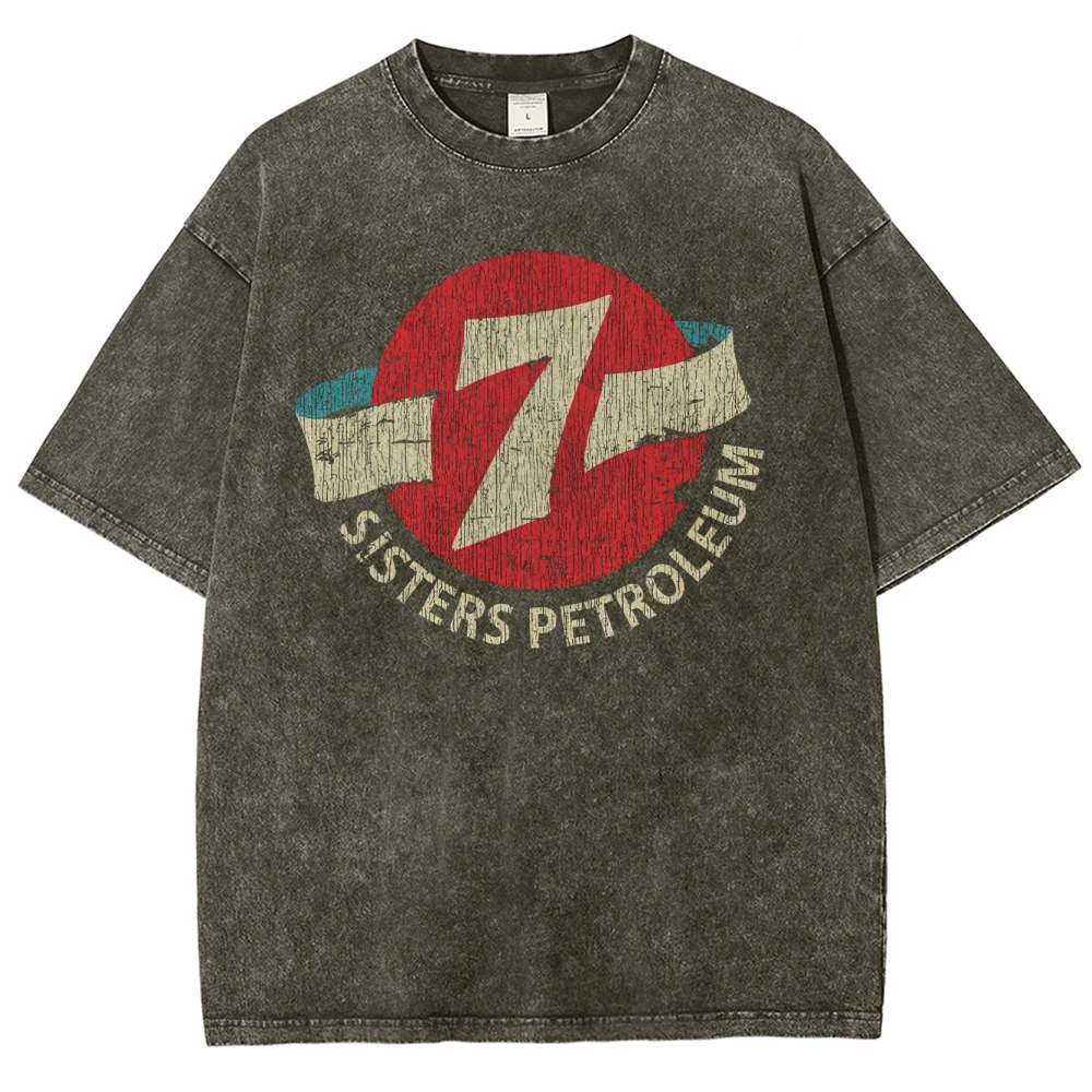 Sisters Petroleum Logo Washed T-Shirt