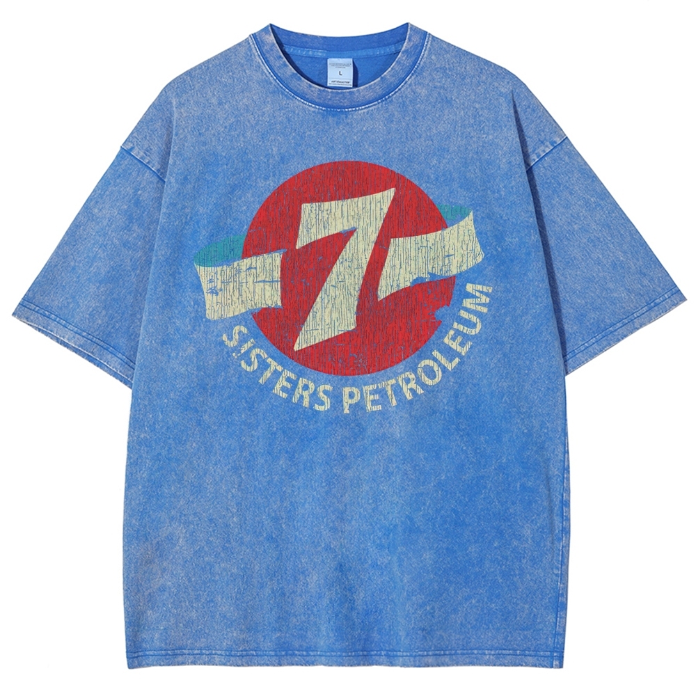 Sisters Petroleum Logo Washed T-Shirt