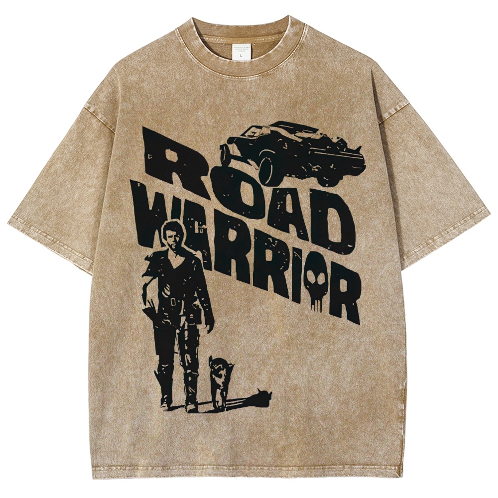 Road Warrior Silhouette Washed T-Shirt
