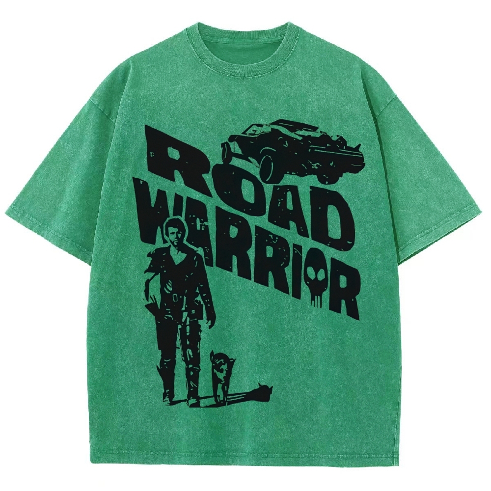 Road Warrior Silhouette Washed T-Shirt