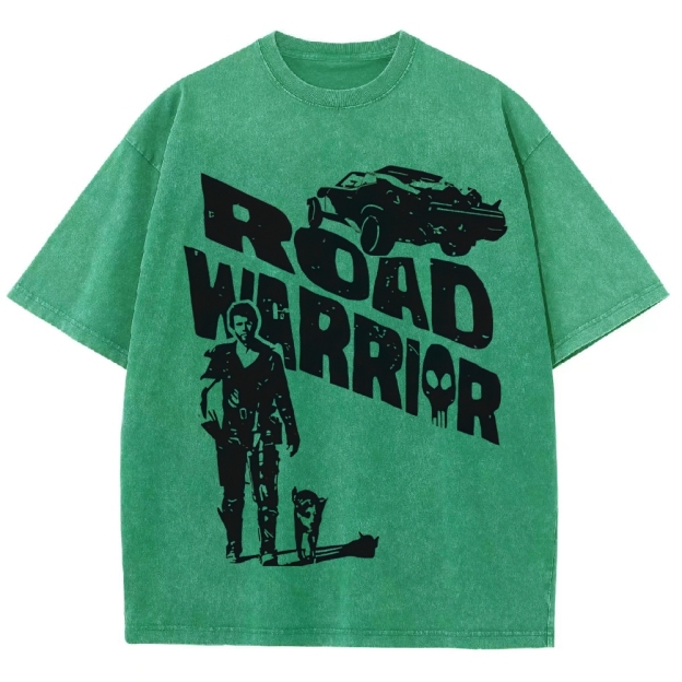 Road Warrior Silhouette Washed T-Shirt