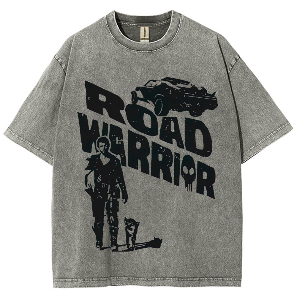Road Warrior Silhouette Washed T-Shirt