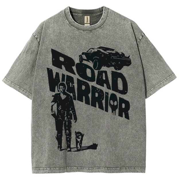 Road Warrior Silhouette Washed T-Shirt