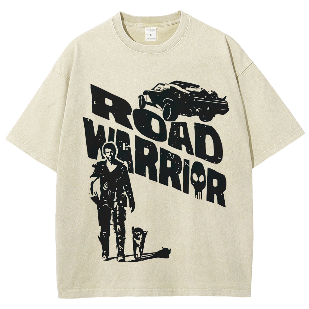 Road Warrior Silhouette Washed T-Shirt