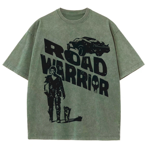 Road Warrior Silhouette Washed T-Shirt