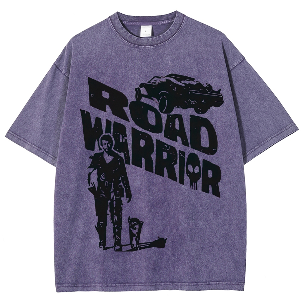 Road Warrior Silhouette Washed T-Shirt