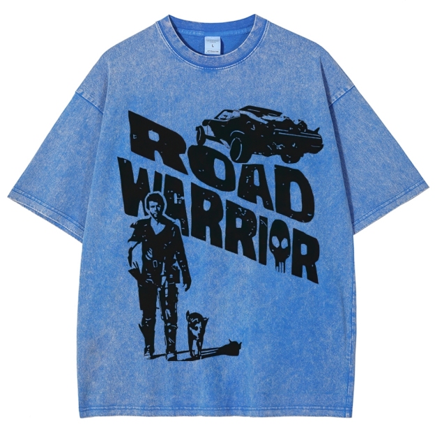 Road Warrior Silhouette Washed T-Shirt