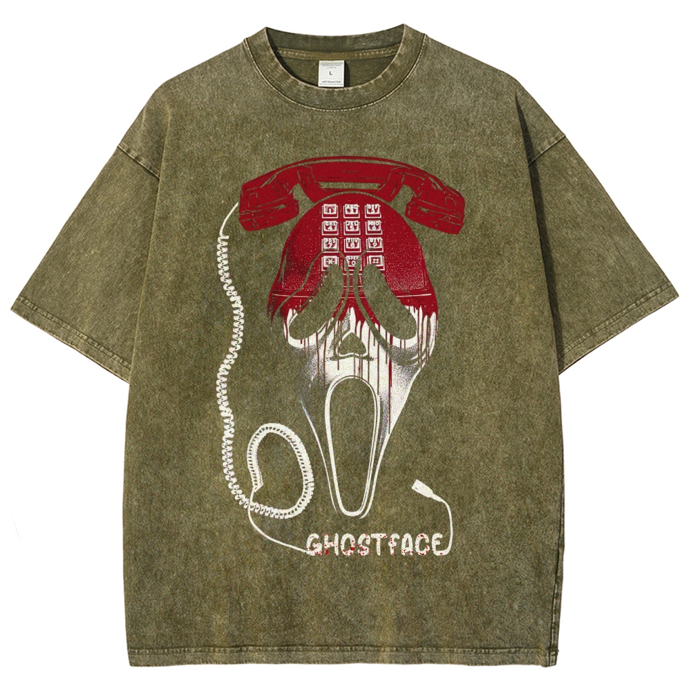 Ghostface Washed T-Shirt 