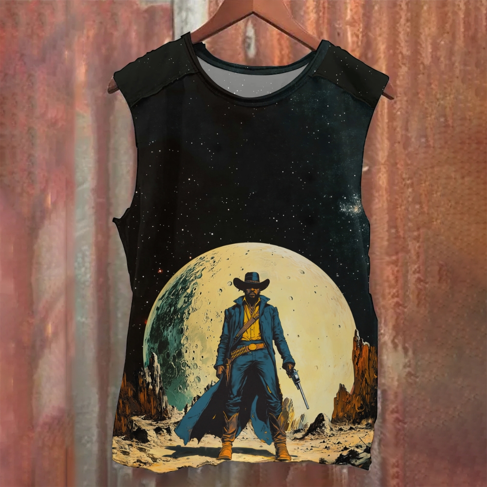 Cosmic Sheriff Printed Tank Top 