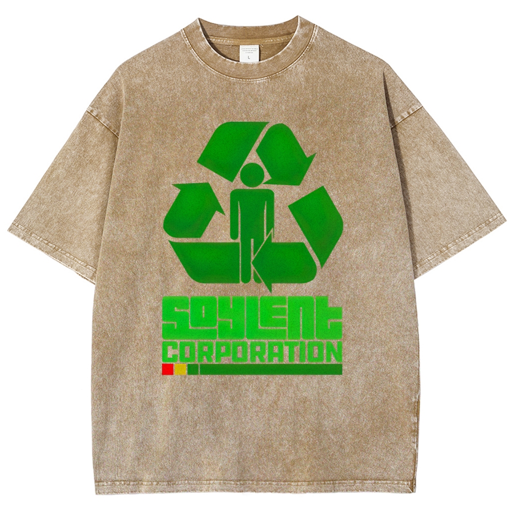 Soylent Corporation Recycle Washed T-Shirt