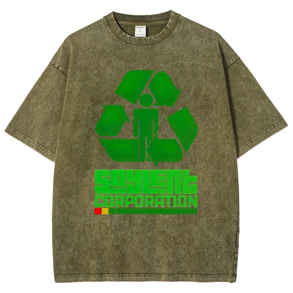 Soylent Corporation Recycle Washed T-Shirt