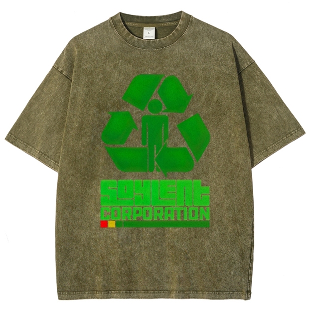 Soylent Corporation Recycle Washed T-Shirt