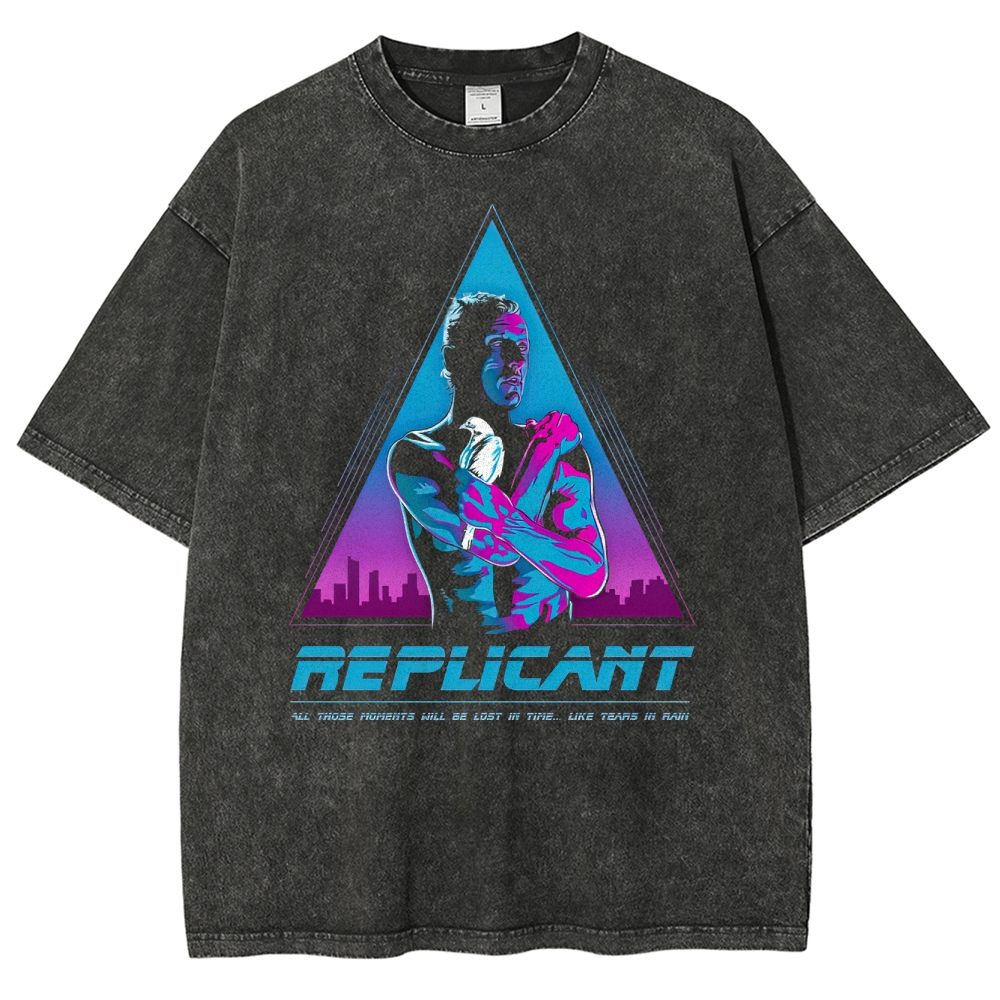 Replicant Tears in Rain Retro Washed T-Shirt