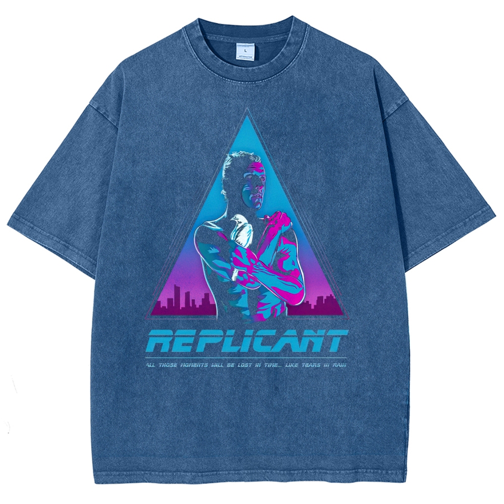 Replicant Tears in Rain Retro Washed T-Shirt