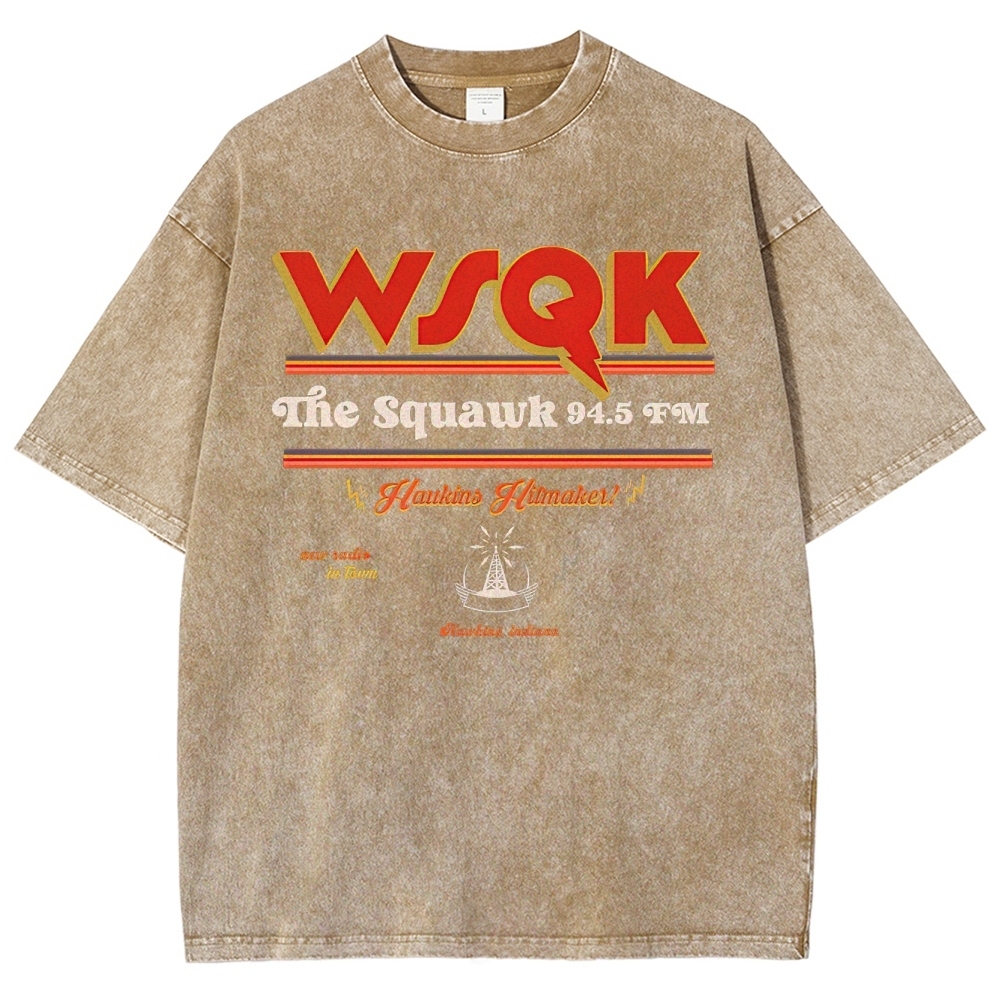 WSQK The Squawk 94.5 FM Washed T-Shirt