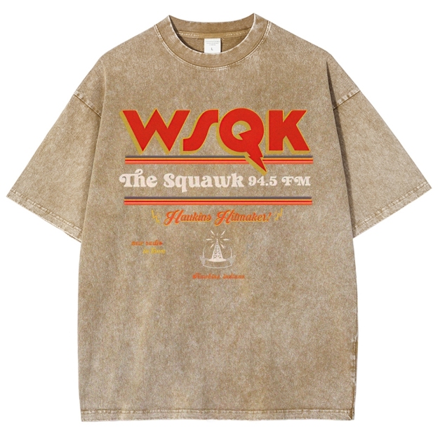 WSQK The Squawk 94.5 FM Washed T-Shirt