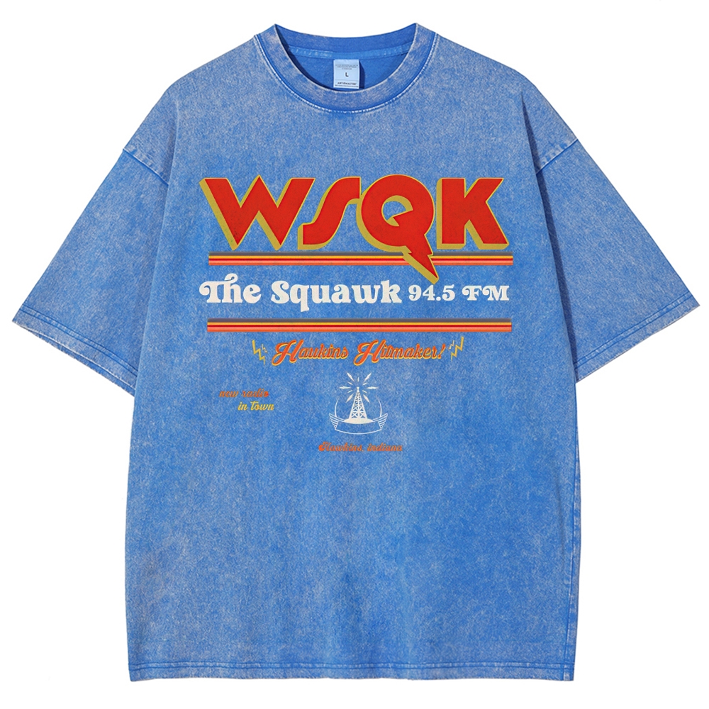 WSQK The Squawk 94.5 FM Washed T-Shirt