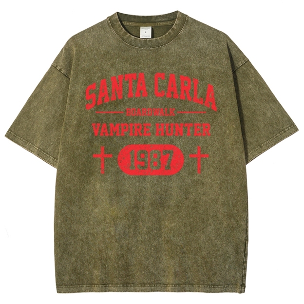 Santa Carla Boardwalk - 1987  Washed T-Shirt 