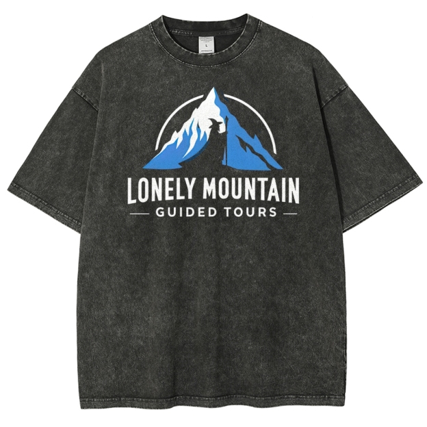 Lonely Mountain Guided Tours Washed T-Shirt