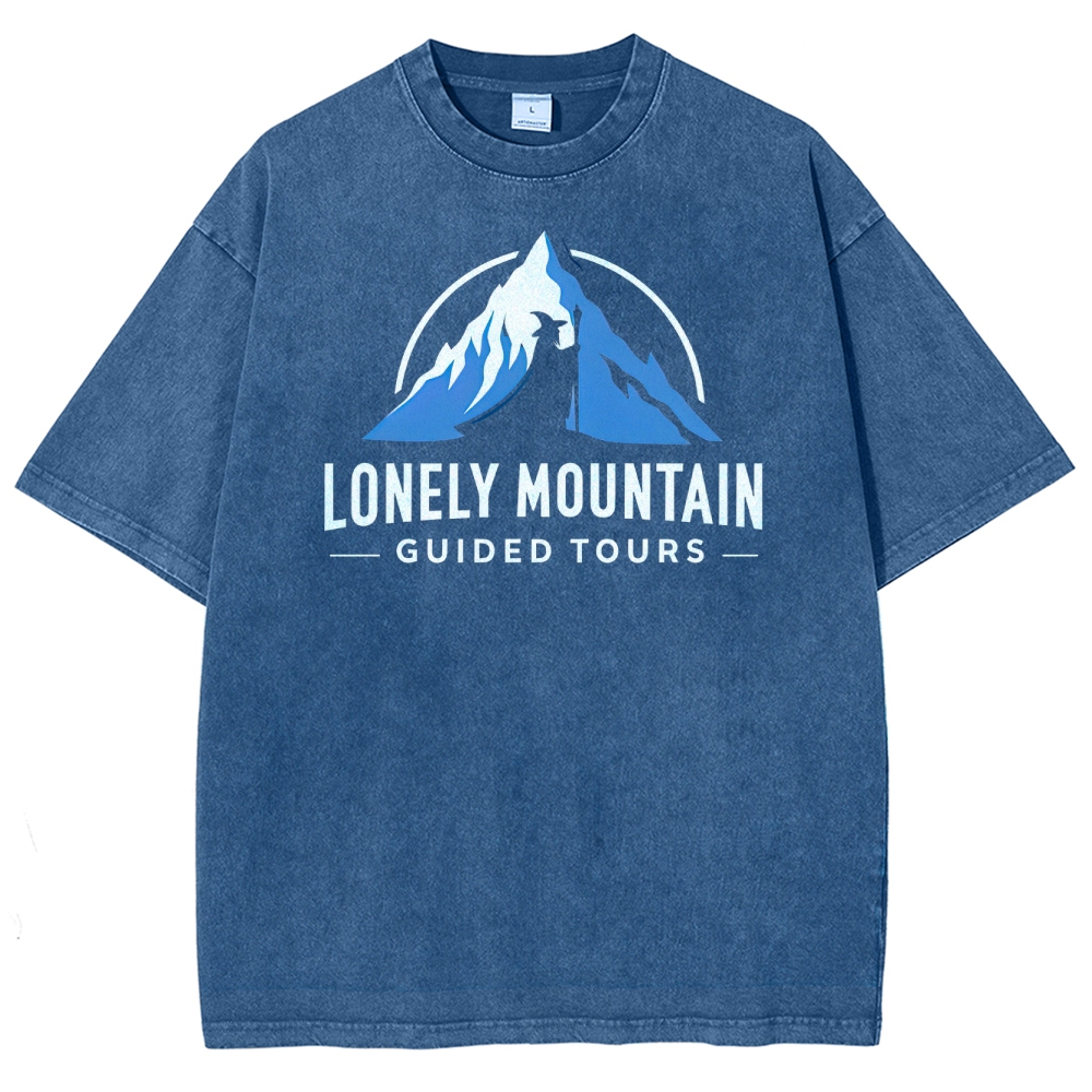 Lonely Mountain Guided Tours Washed T-Shirt