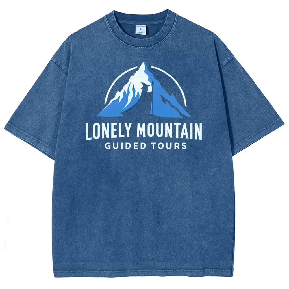 Lonely Mountain Guided Tours Washed T-Shirt