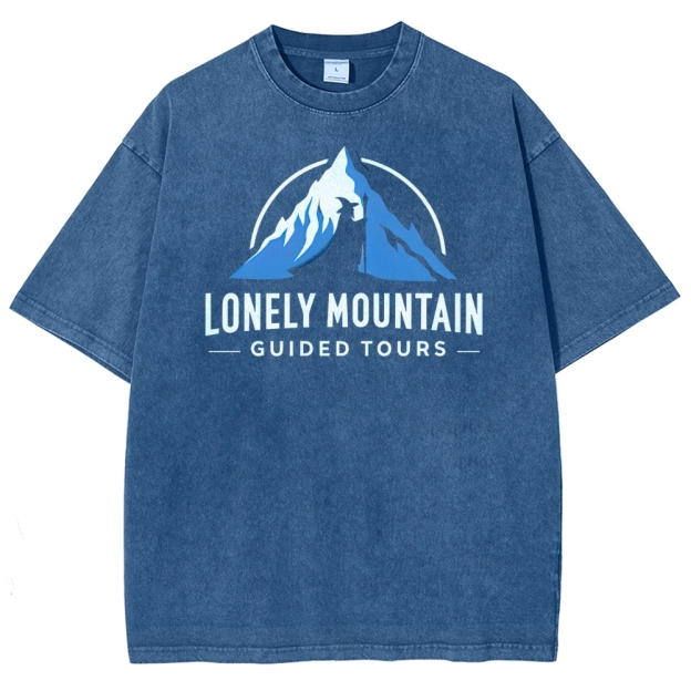 Lonely Mountain Guided Tours Washed T-Shirt