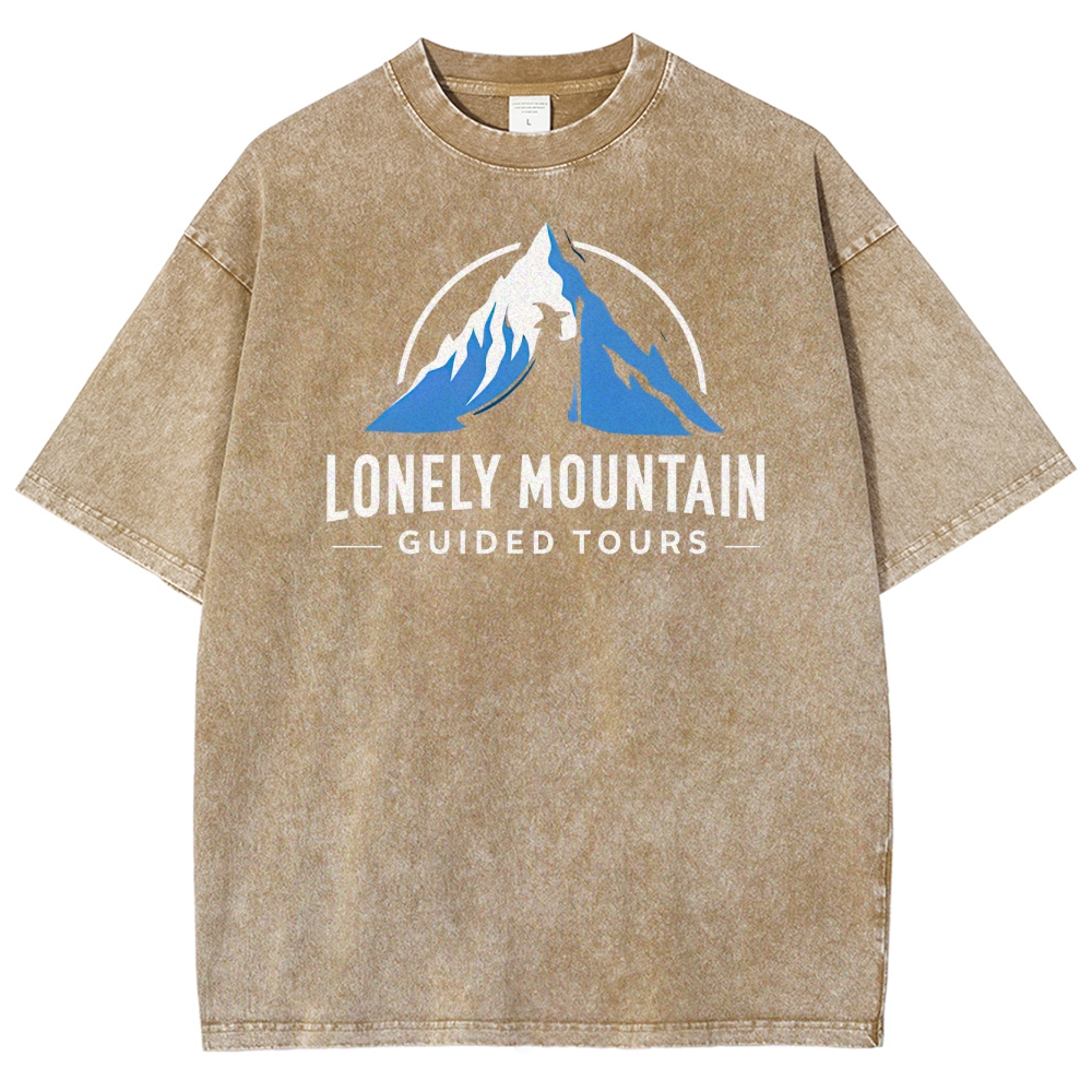 Lonely Mountain Guided Tours Washed T-Shirt
