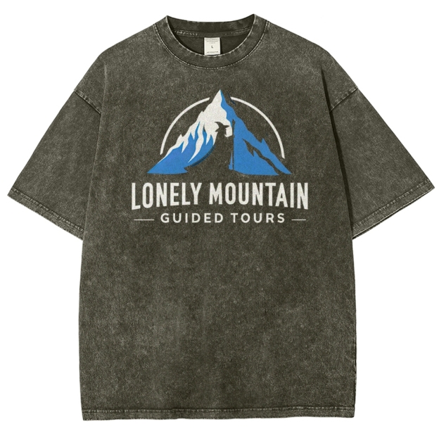 Lonely Mountain Guided Tours Washed T-Shirt
