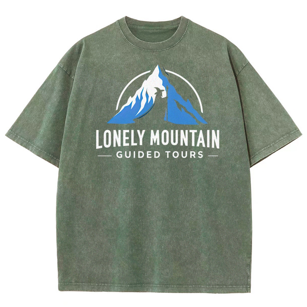 Lonely Mountain Guided Tours Washed T-Shirt