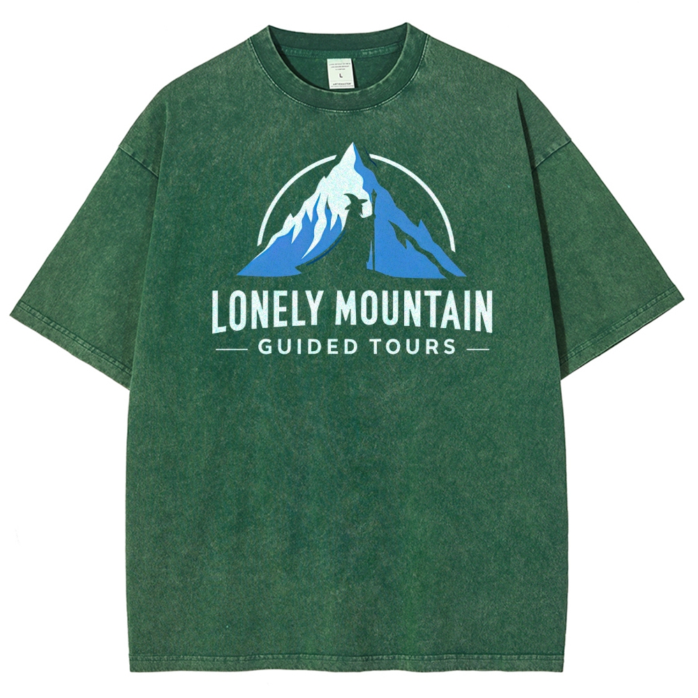 Lonely Mountain Guided Tours Washed T-Shirt