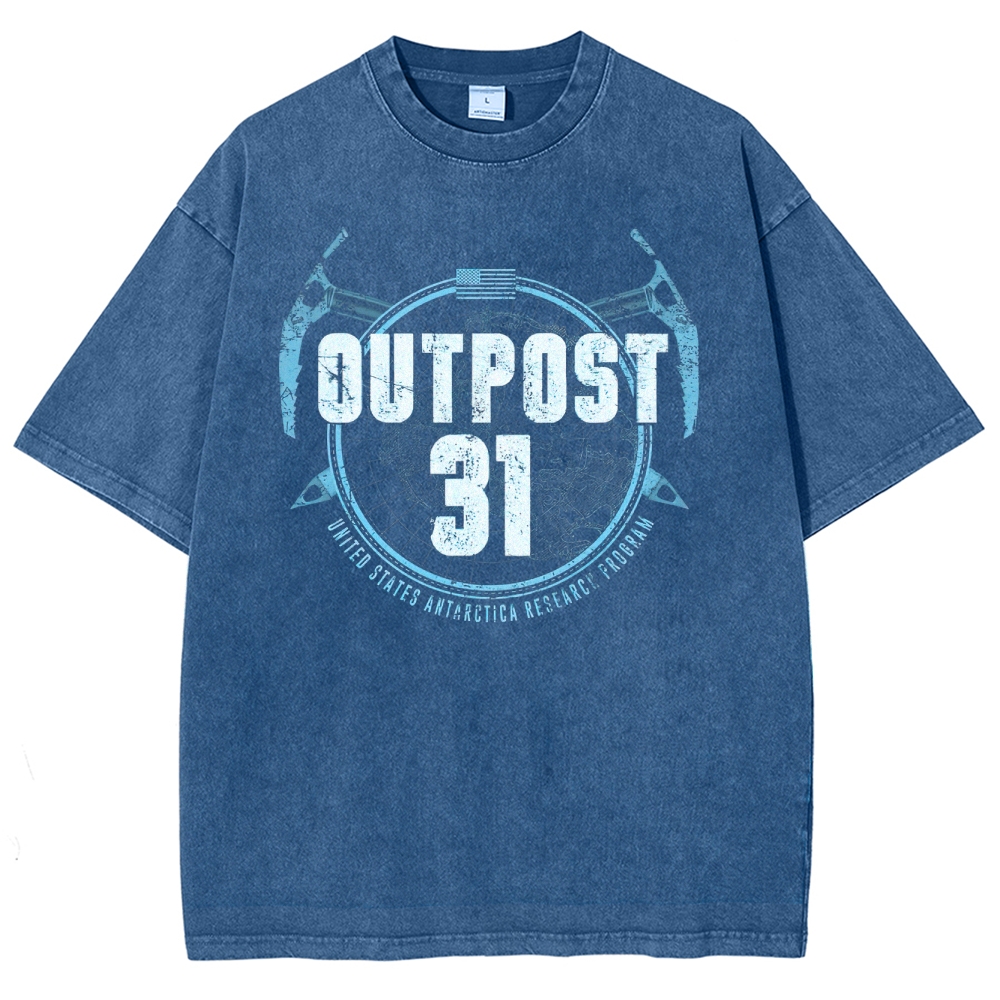 Antarctic Expedition Emblem Washed T-Shirt