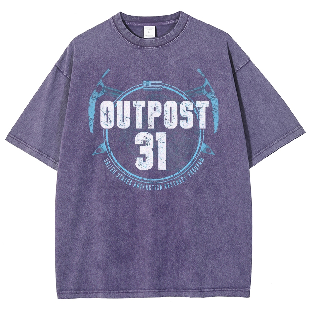 Antarctic Expedition Emblem Washed T-Shirt