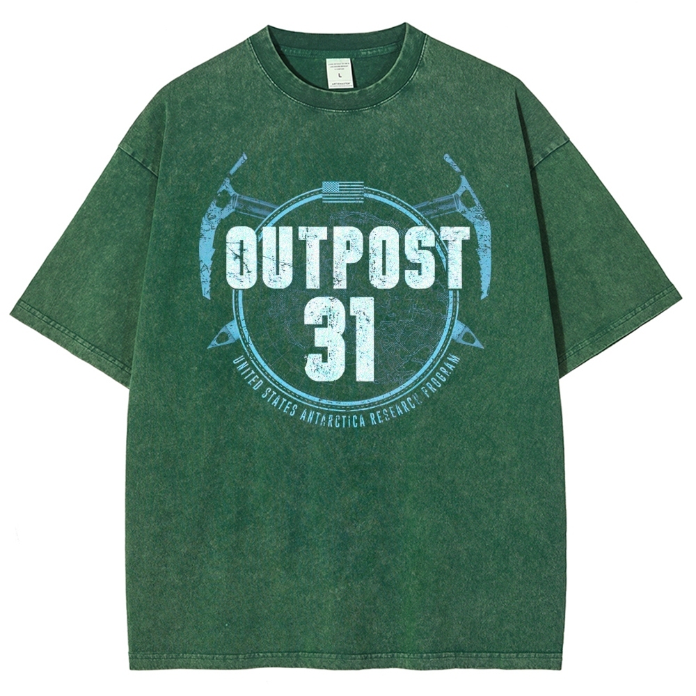 Antarctic Expedition Emblem Washed T-Shirt