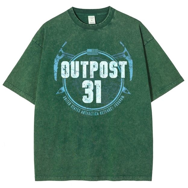 Antarctic Expedition Emblem Washed T-Shirt