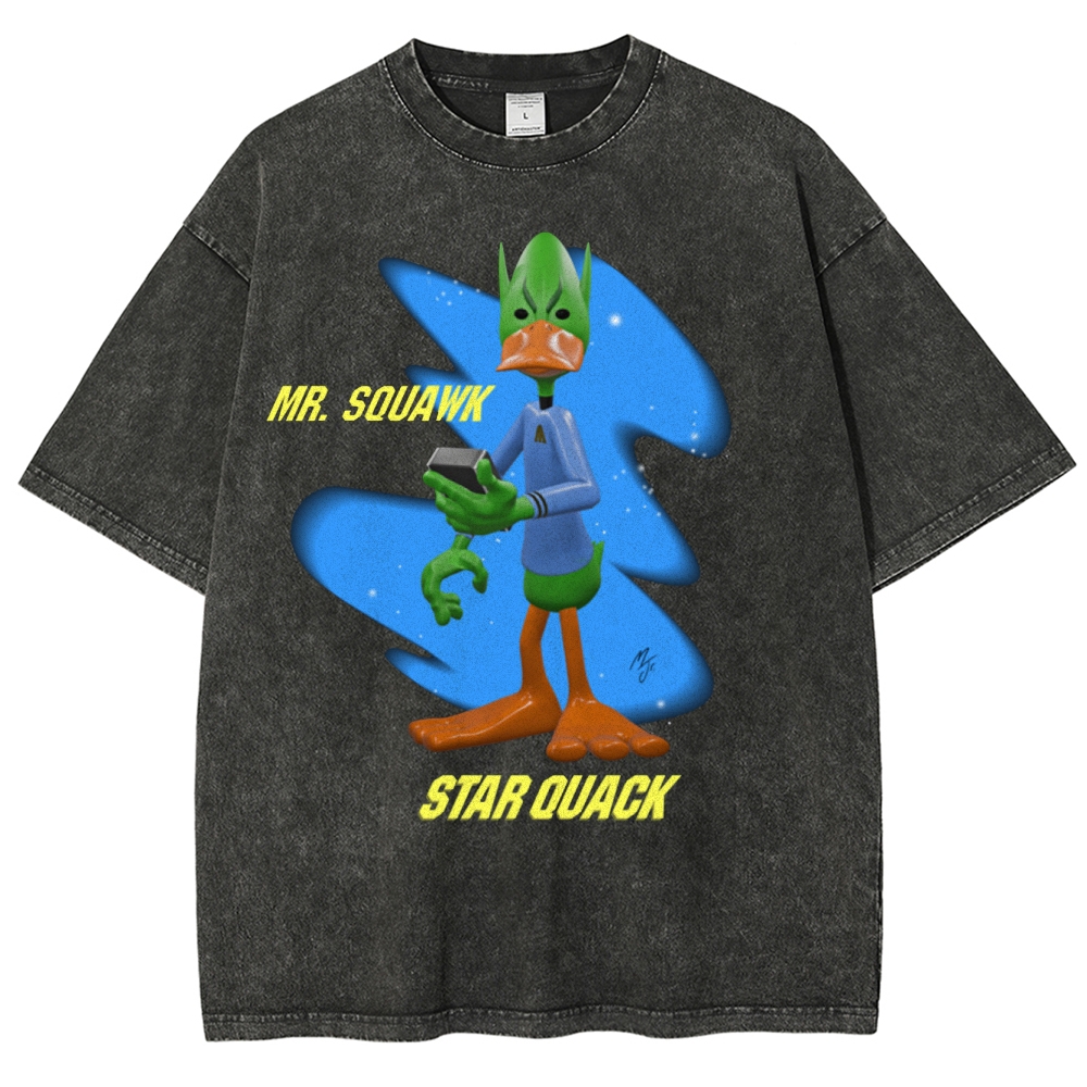 Mr. Squawk Star Quack Washed T-Shirt