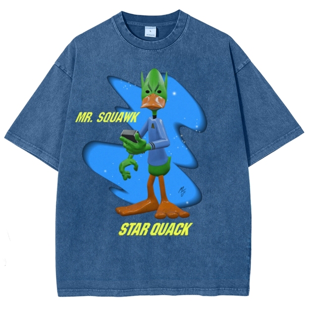 Mr. Squawk Star Quack Washed T-Shirt