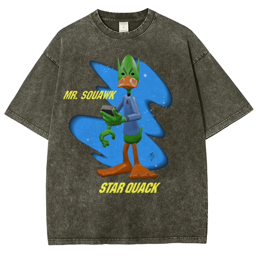 Mr. Squawk Star Quack Washed T-Shirt