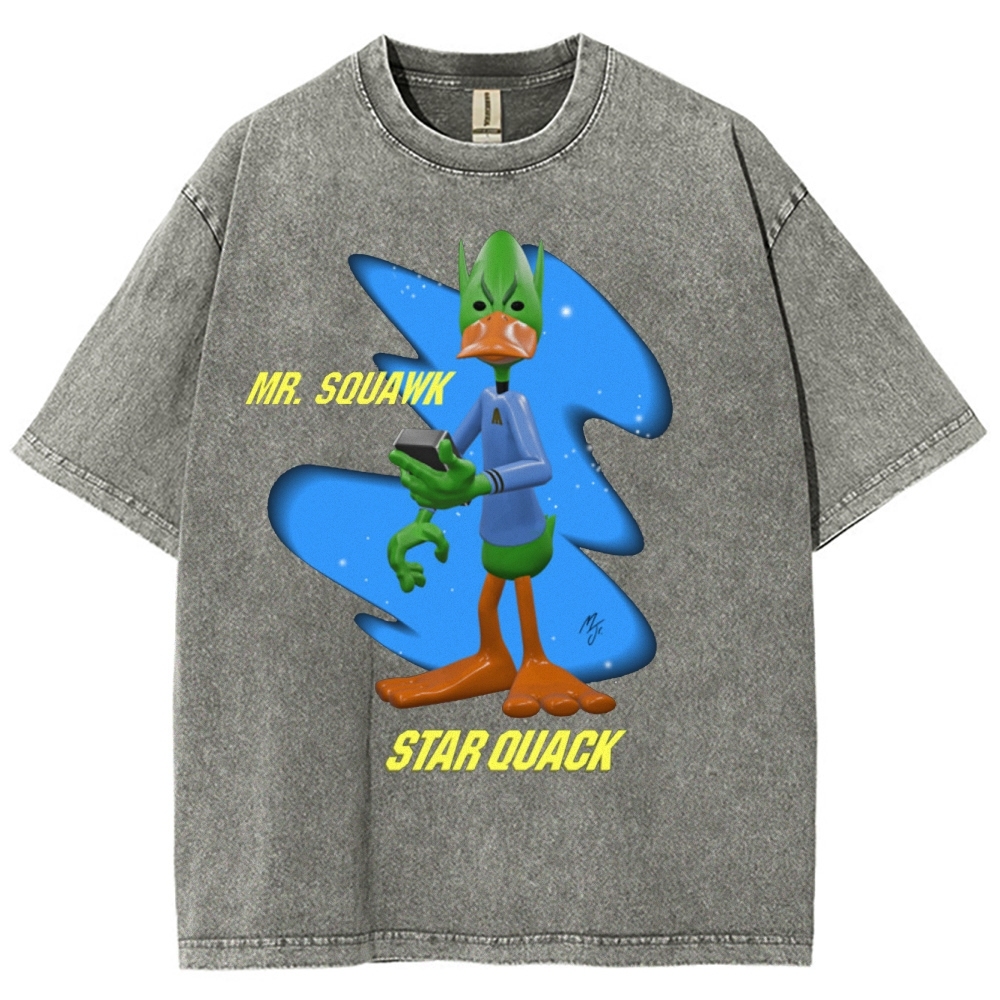 Mr. Squawk Star Quack Washed T-Shirt