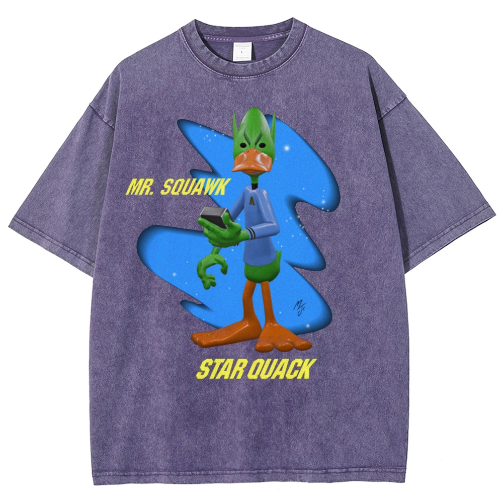 Mr. Squawk Star Quack Washed T-Shirt