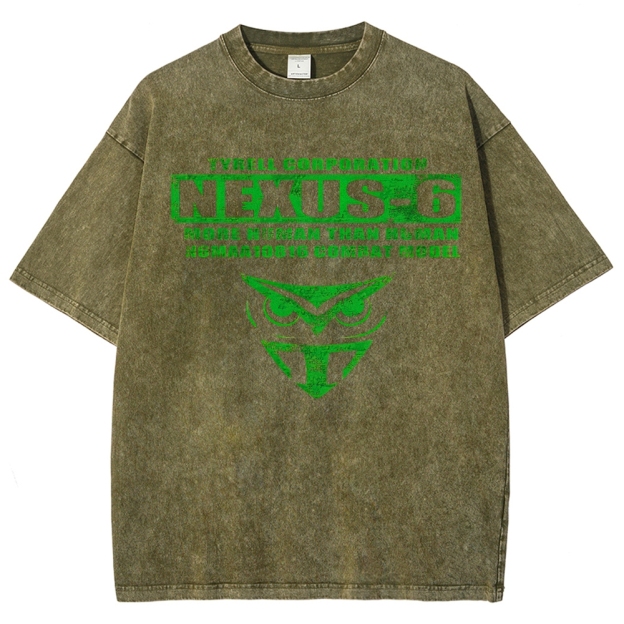 Tyrell Corporation Nexus-6 Combat Model Washed T-Shirt