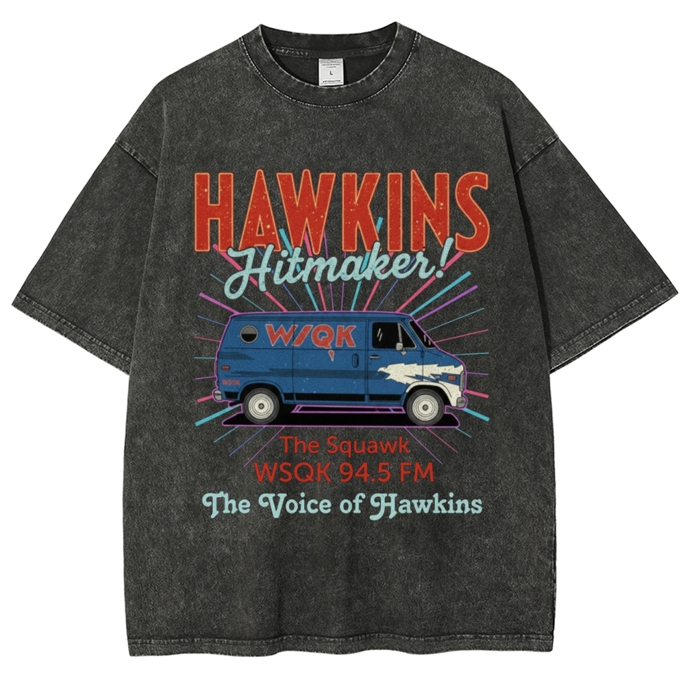 Hawkins Hitmaker WSQK Van Washed T-Shirt