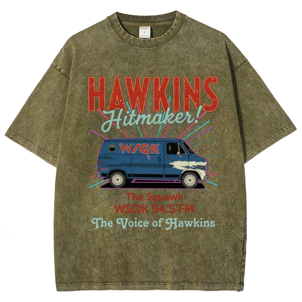 Hawkins Hitmaker WSQK Van Washed T-Shirt