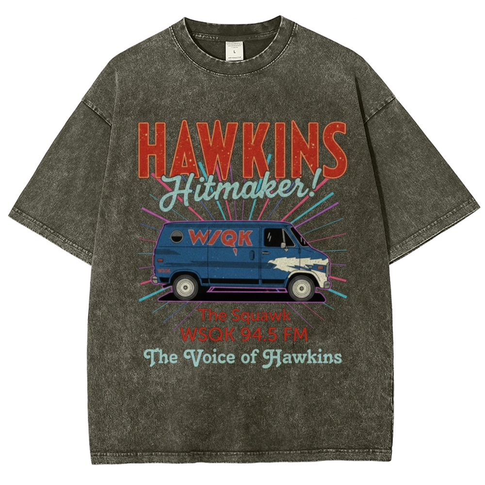 Hawkins Hitmaker WSQK Van Washed T-Shirt