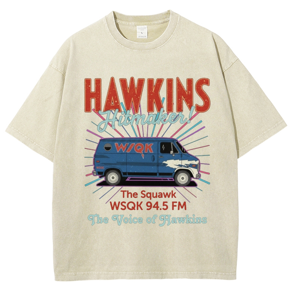 Hawkins Hitmaker WSQK Van Washed T-Shirt