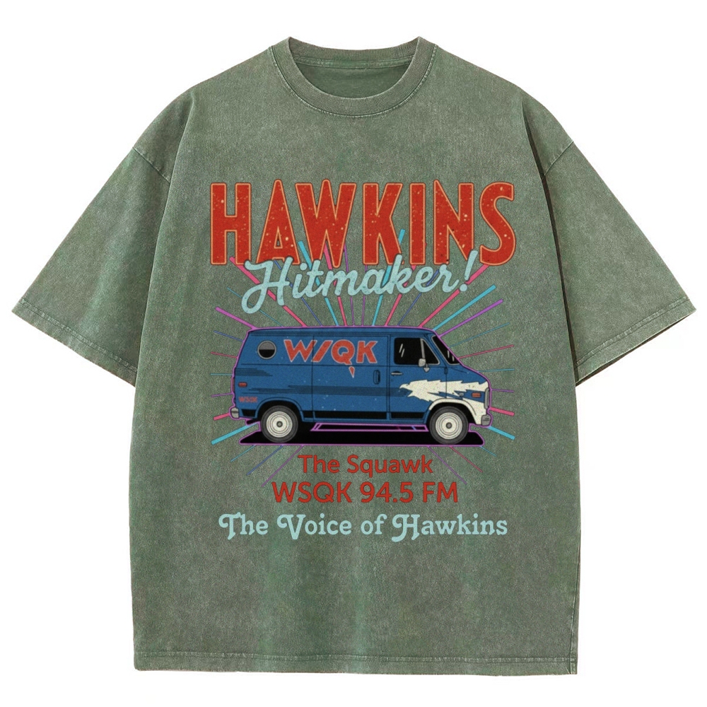 Hawkins Hitmaker WSQK Van Washed T-Shirt